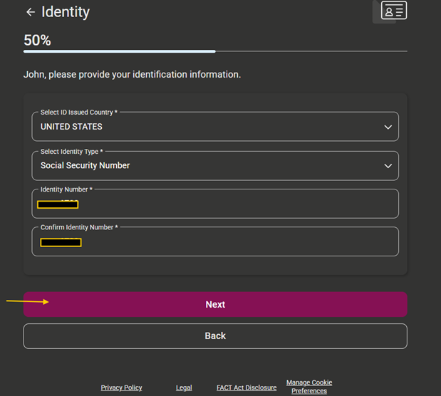 ServiceConnect - Profile Advantage - How to complete the Identity ...