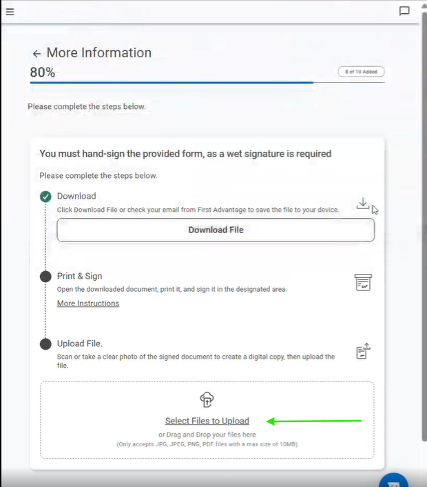 ServiceConnect - How do I complete a More Information Request?